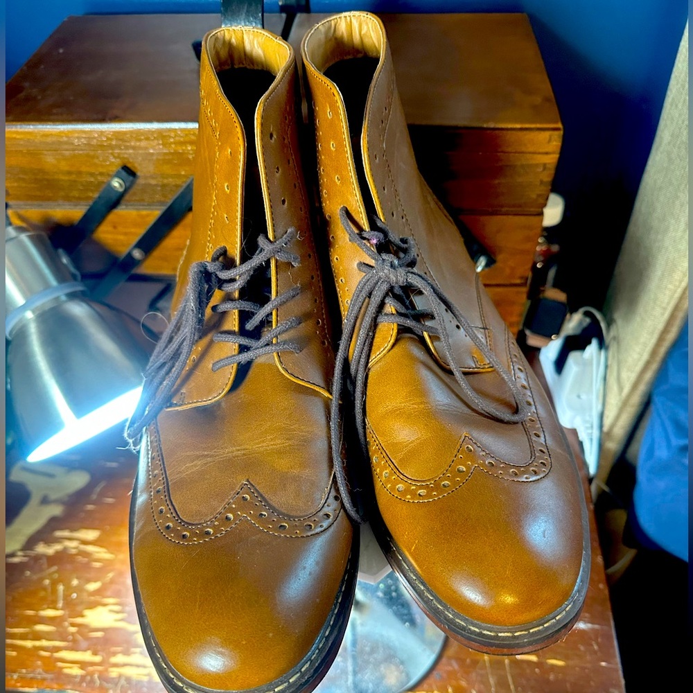 GoodFellow Men’s half boot tan faux leather